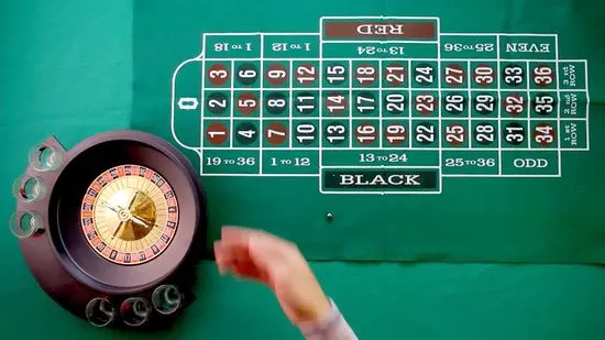 Roulette table game
